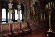 Интерьер замка Нойшванштайн Интерьер замка Нойшванштайн