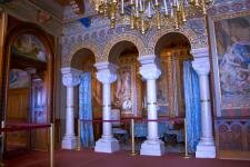 Интерьер замка Нойшванштайн Интерьер замка Нойшванштайн