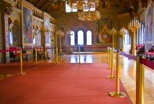 Интерьер замка Нойшванштайн Интерьер замка Нойшванштайн