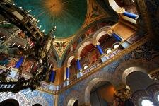 Интерьер замка Нойшванштайн Интерьер замка Нойшванштайн