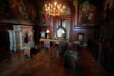 Интерьер замка Нойшванштайн Интерьер замка Нойшванштайн