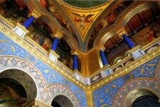 Интерьер замка Нойшванштайн Интерьер замка Нойшванштайн