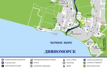 Карта Дивноморска