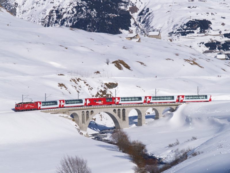 Панорамный поезд Glacier Express